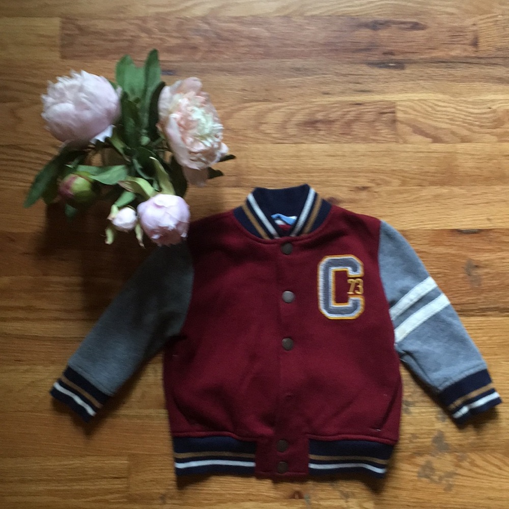 Adorable baby Letter Jacket
